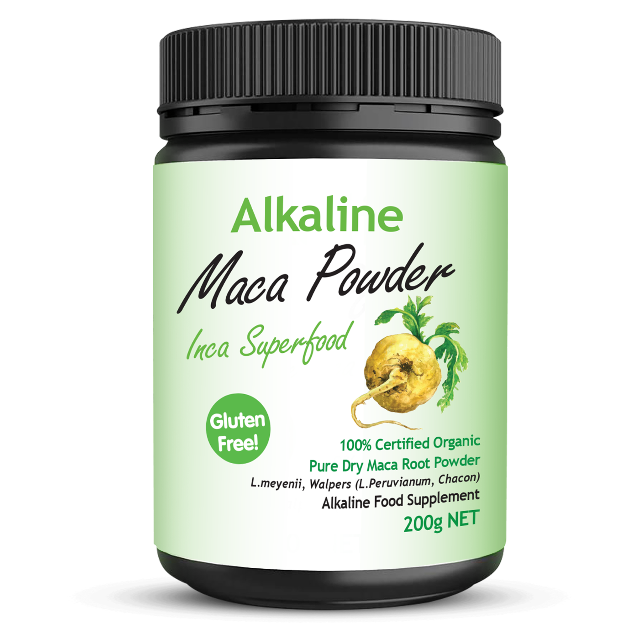 Maca Powder | 100% Certified Organic Pure Dry Black Maca Root Powder ...