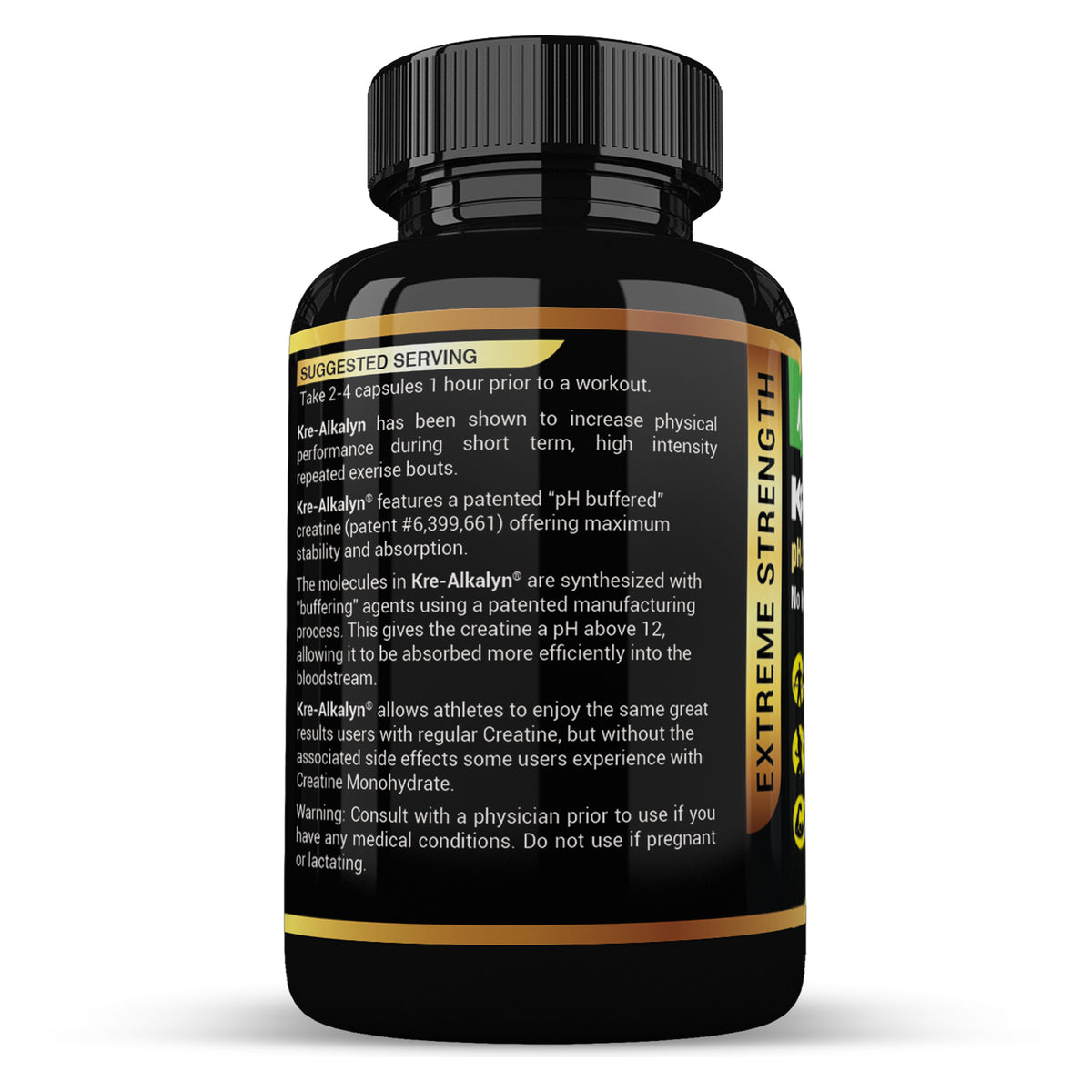 Kre-Alkalyn pH Buffered Creatine suggested serving